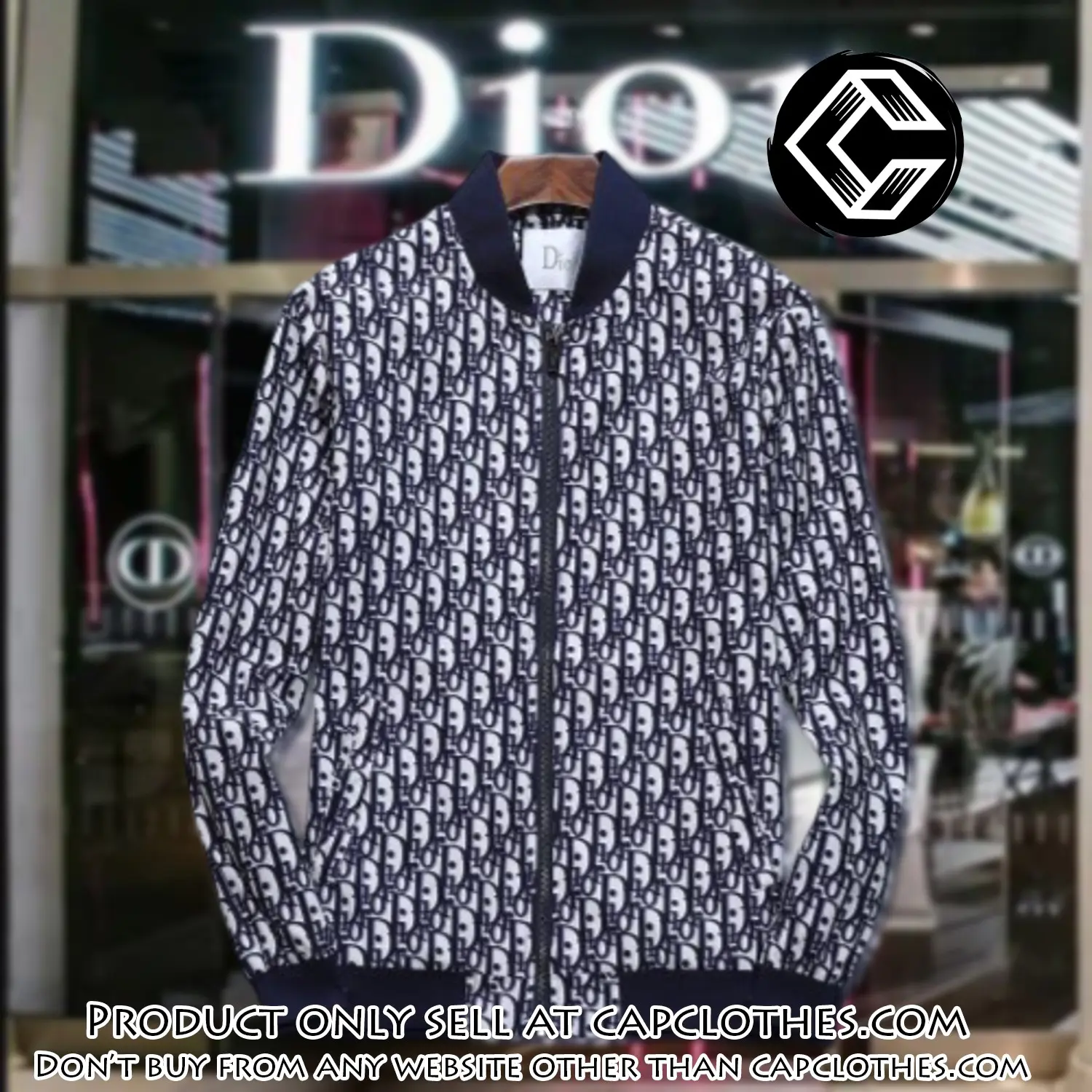 Dior luxury brand varsity zipper jacket vst1064 cc1522567